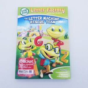 NEW Leap Frog Letter Factory Adventures DVD